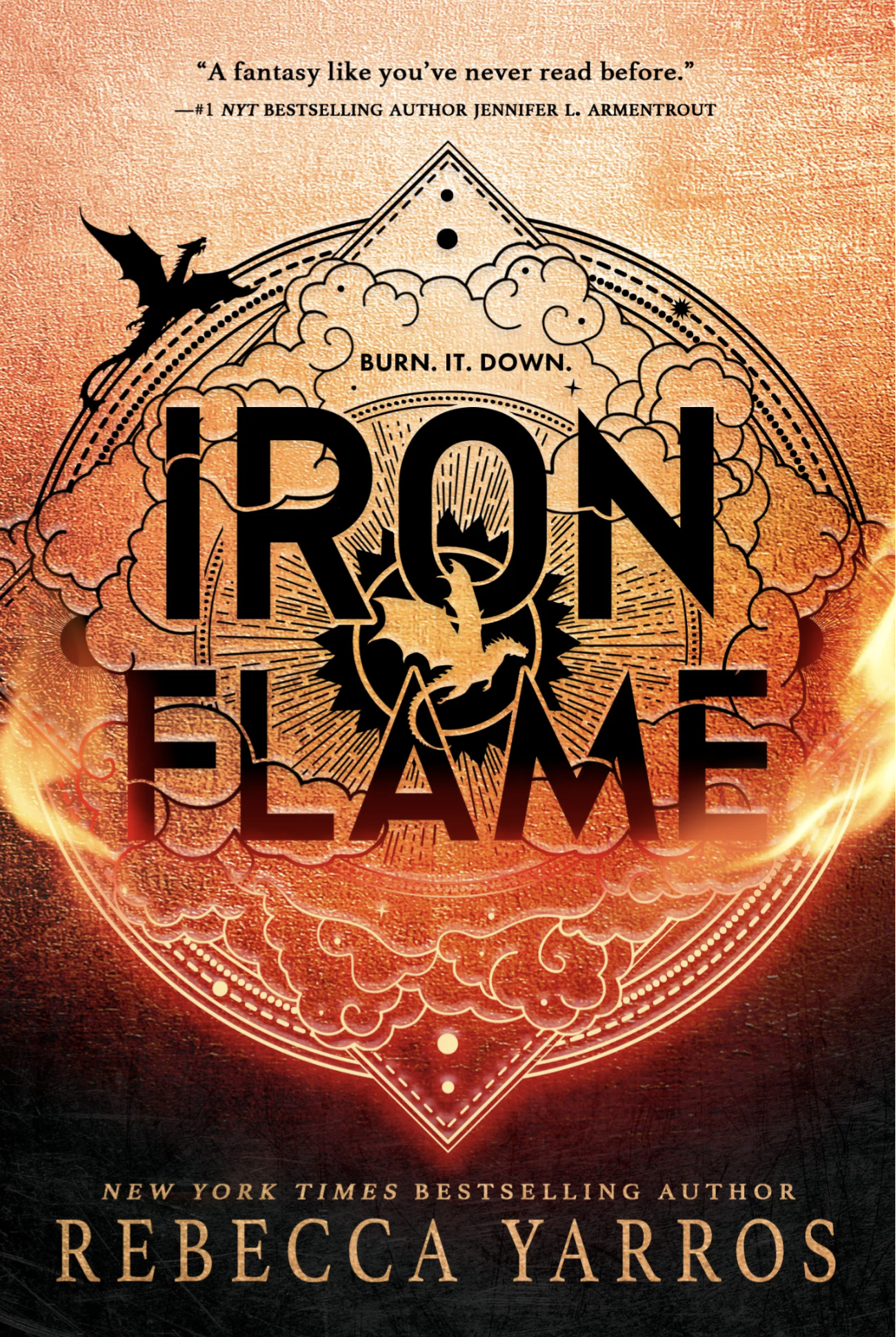 Iron Flame PRE ORDER Sprayed Edges, Rebecca Yoros Book Cover